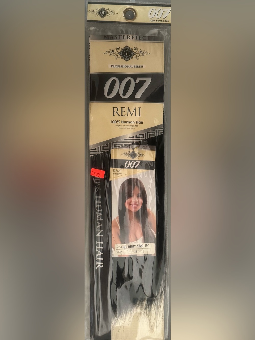Masterpiece hair. 007 Remi. 100% human hair.